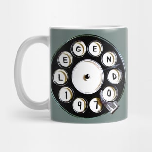 Retro Phone, 1970 Legend, Born in 1970 Mug